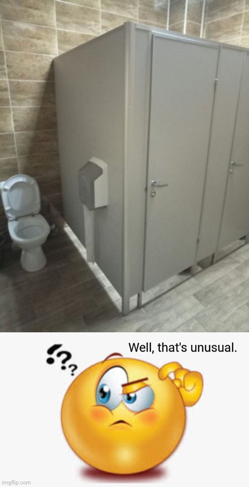 Bathroom | image tagged in well that's unusual,memes,meme,toilet,bathroom,you had one job | made w/ Imgflip meme maker
