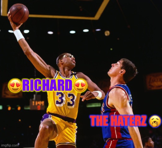 😍RICHARD😍; THE HATERZ 🥱 | made w/ Imgflip meme maker