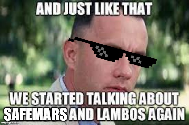 Safemars to...mars | SAFEMARS | image tagged in cryptocurrency,reality | made w/ Imgflip meme maker