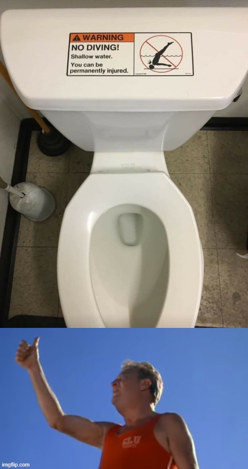No Diving | image tagged in safety first | made w/ Imgflip meme maker