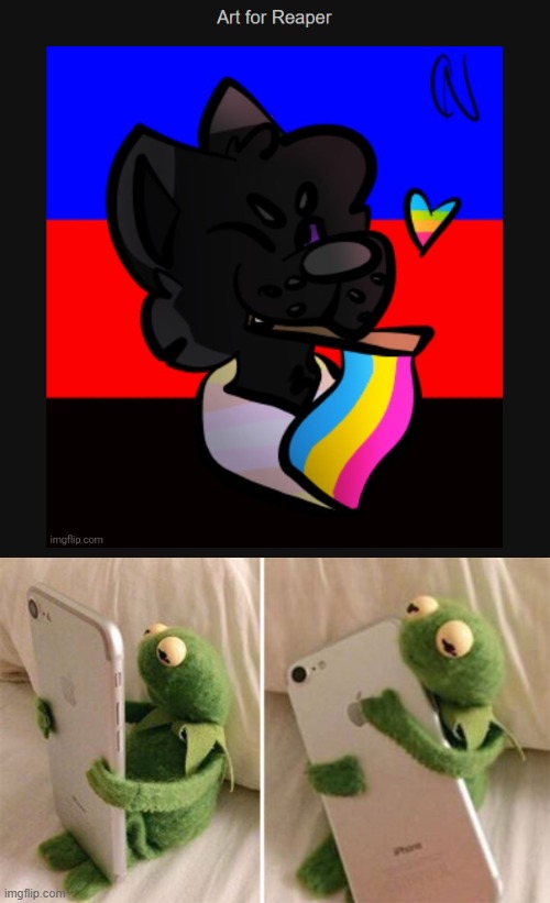 I LOVE THIS SO MUCH! ^w^  (Thanks Watermelon_boi) | image tagged in kermit hugging phone,best thing ever | made w/ Imgflip meme maker