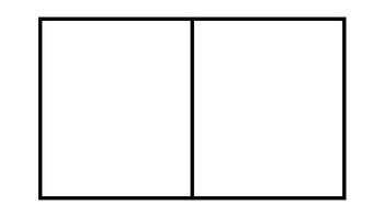 High Quality Two Boxes Blank Meme Template