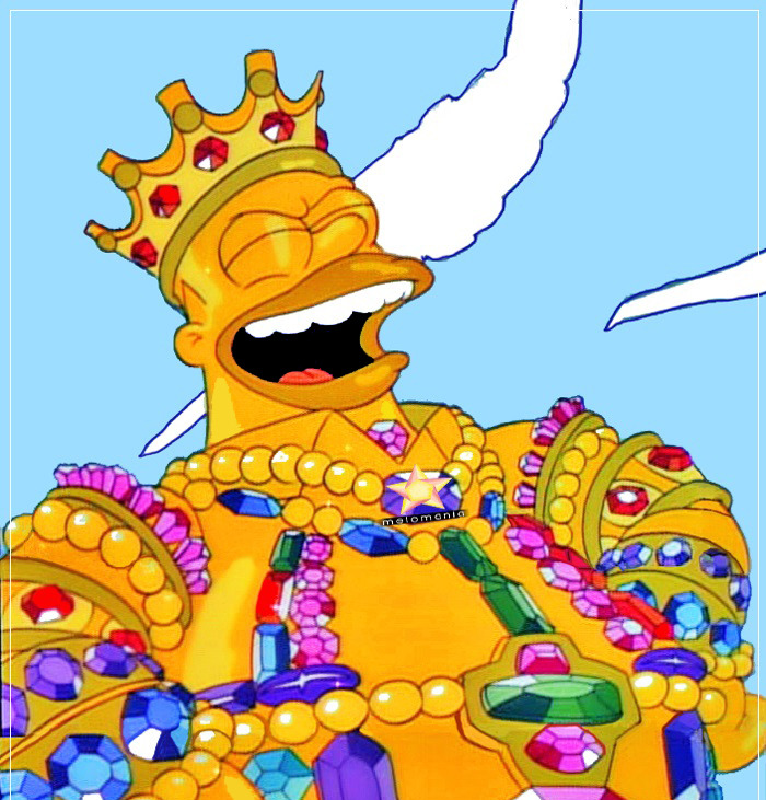 Homero de oro Blank Meme Template