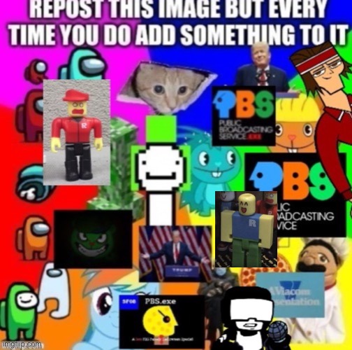 Noob Noobly visits HTF | image tagged in repost | made w/ Imgflip meme maker