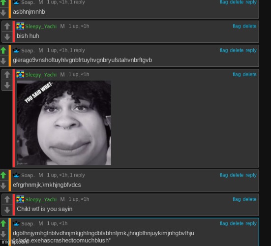 I broke him.Idk wot i did to brake him | made w/ Imgflip meme maker