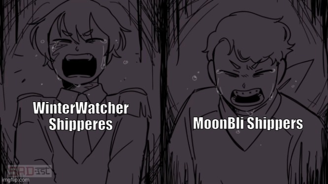 Wof Shippers | WinterWatcher Shipperes; MoonBli Shippers | image tagged in wings of fire | made w/ Imgflip meme maker
