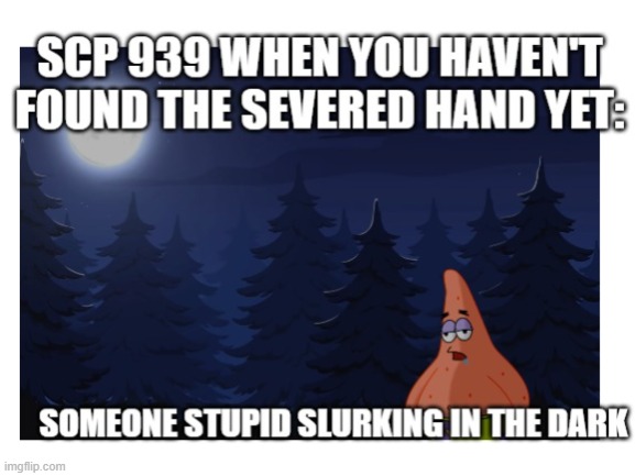 scp 939 meme | image tagged in scp meme | made w/ Imgflip meme maker