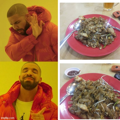 One does not simply eat the cuisine without the sambal | image tagged in drake blank | made w/ Imgflip meme maker