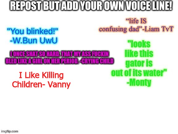 I Like Killing Children- Vanny | image tagged in fnaf | made w/ Imgflip meme maker