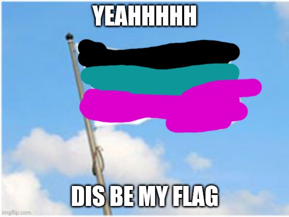 Yeahhhh | YEAHHHHH; DIS BE MY FLAG | image tagged in white flag | made w/ Imgflip meme maker