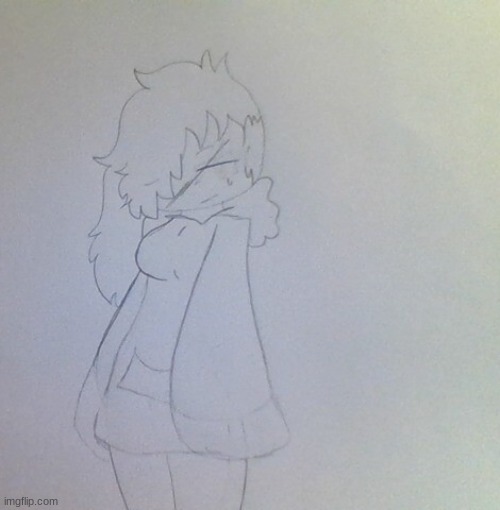 Willow in da beeg hoodie she's like "Why tf am I here-" | made w/ Imgflip meme maker