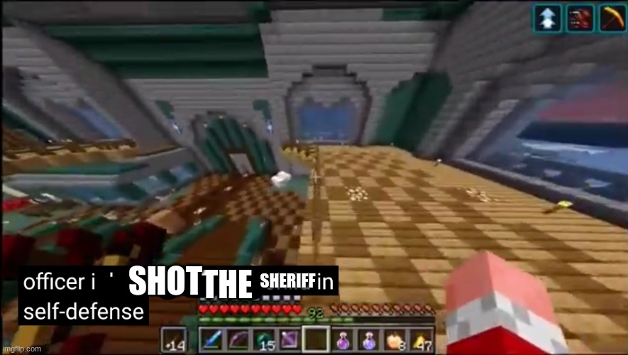 officer i drop kicked that child in self-defense | THE SHOT SHERIFF | image tagged in officer i drop kicked that child in self-defense | made w/ Imgflip meme maker