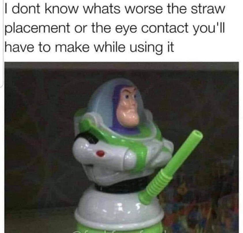 Buzz Lightyear unsee Blank Meme Template