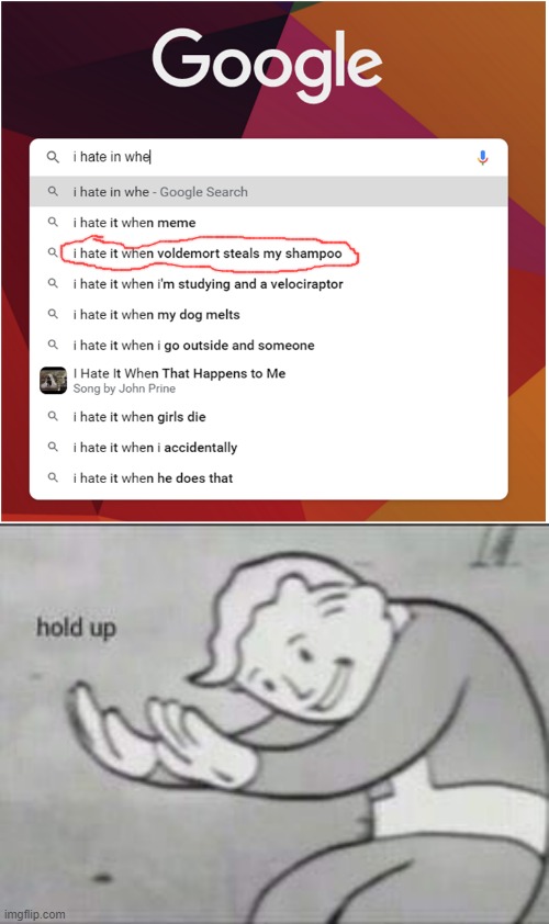 image tagged in fallout hold up,memes | made w/ Imgflip meme maker