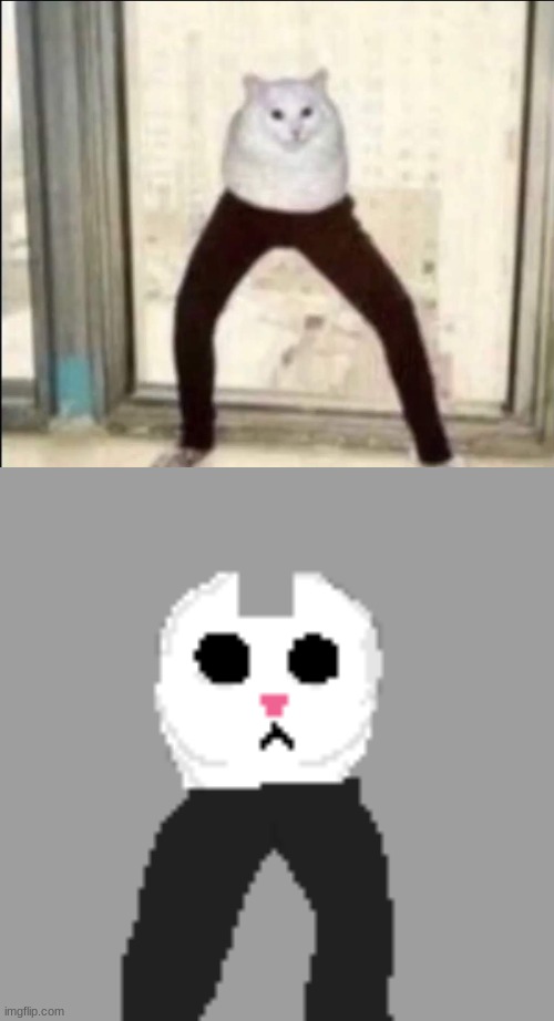 Cursed Pixel Cats 1 | image tagged in cursed cat | made w/ Imgflip meme maker