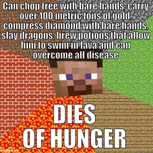 Guess who is back after 2 weeks | image tagged in minecraft,front page worthy | made w/ Imgflip meme maker