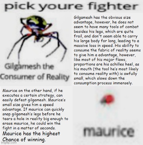 pick your fighter | image tagged in boss fight,funny,bugs | made w/ Imgflip meme maker