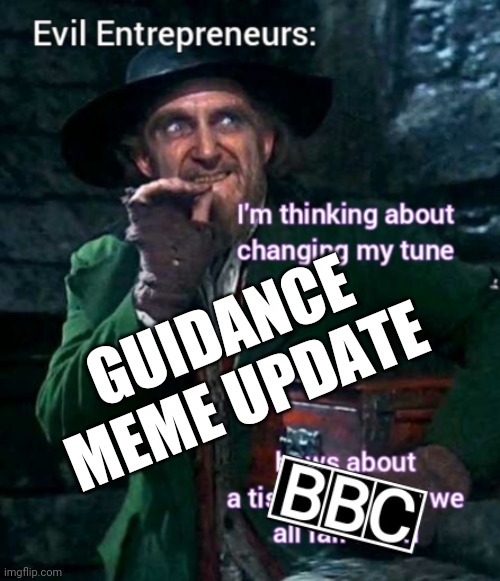 Lord Phagin Rises: National guidance update | GUIDANCE MEME UPDATE | image tagged in dank meme | made w/ Imgflip meme maker