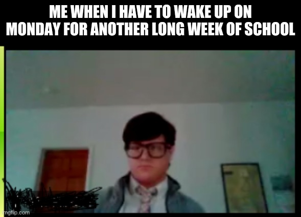 sad photo | ME WHEN I HAVE TO WAKE UP ON MONDAY FOR ANOTHER LONG WEEK OF SCHOOL | image tagged in sad,i hate mondays | made w/ Imgflip meme maker