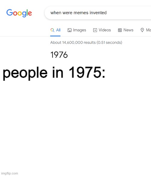 people in 1975: | image tagged in blank white template | made w/ Imgflip meme maker