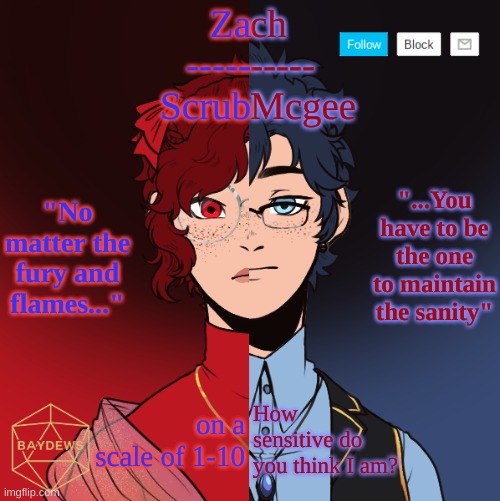 Should be interesting | on a scale of 1-10; How sensitive do you think I am? | made w/ Imgflip meme maker