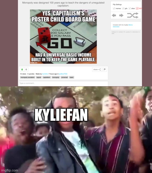 KYLIEFAN | image tagged in ohhhhhhhhhhhh | made w/ Imgflip meme maker