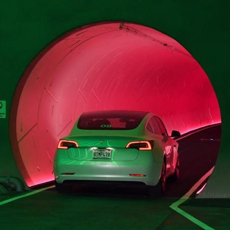 High Quality Tesla Tunnel Las Vegas Blank Meme Template
