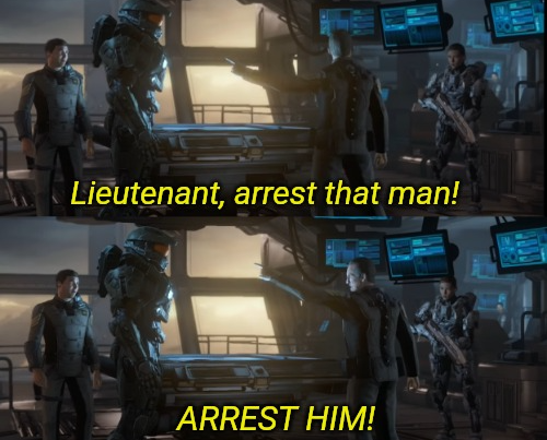 Lieutenant arrest that man two panels Blank Meme Template