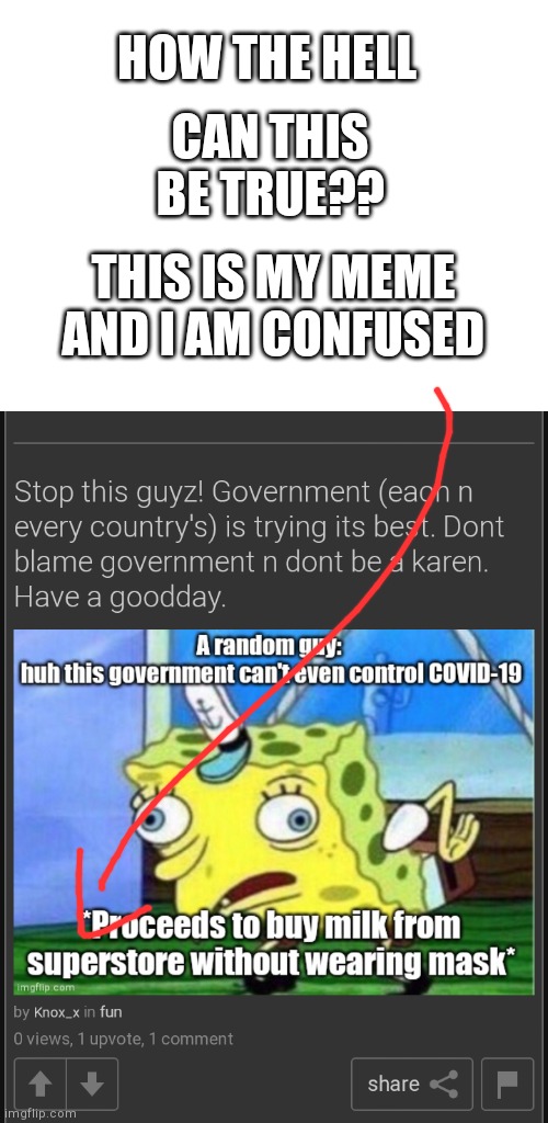 Confused 100 | CAN THIS BE TRUE?? HOW THE HELL; THIS IS MY MEME AND I AM CONFUSED | image tagged in blank white template | made w/ Imgflip meme maker