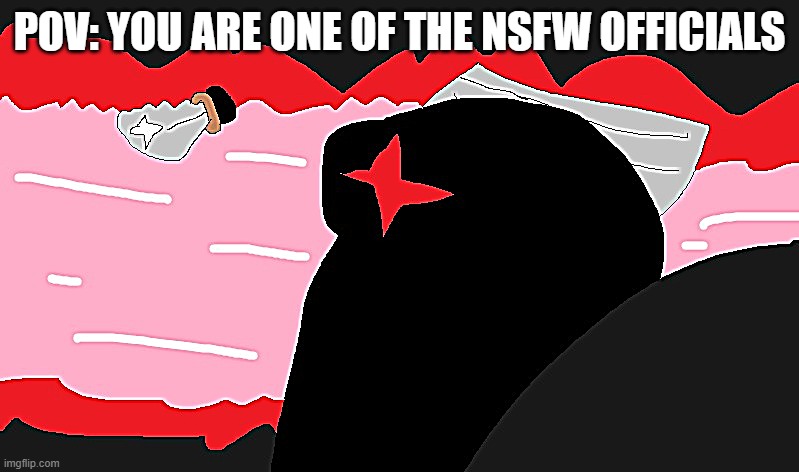 Among Us Punch | POV: YOU ARE ONE OF THE NSFW OFFICIALS | image tagged in among us punch | made w/ Imgflip meme maker