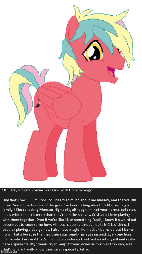 just a quick post... | image tagged in my little pony,original character | made w/ Imgflip meme maker