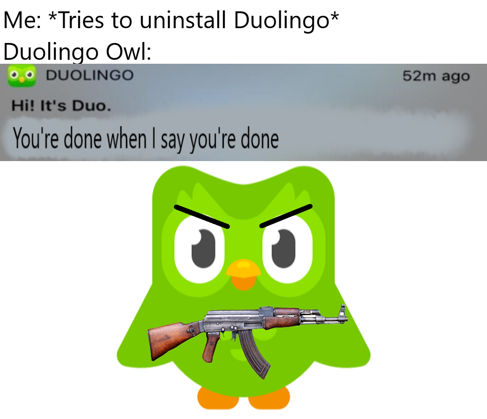 Duo aint having ur Bullshit Blank Meme Template