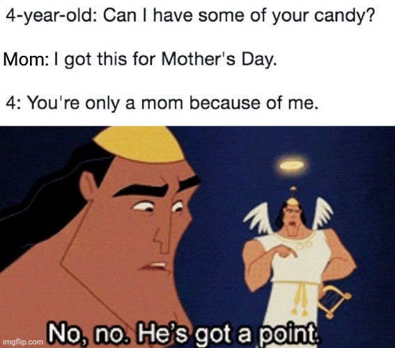 Lol | Mom: | image tagged in no no he s got a point,funny,kids,meme man smort,moms | made w/ Imgflip meme maker