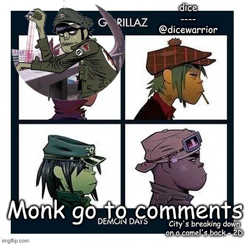 Announcement 7 | Monk go to comments | image tagged in announcement 7 | made w/ Imgflip meme maker