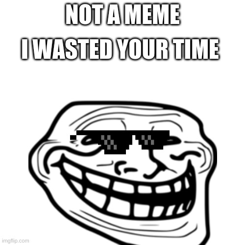 HAHA BOY | I WASTED YOUR TIME; NOT A MEME | image tagged in funny,not a meme | made w/ Imgflip meme maker