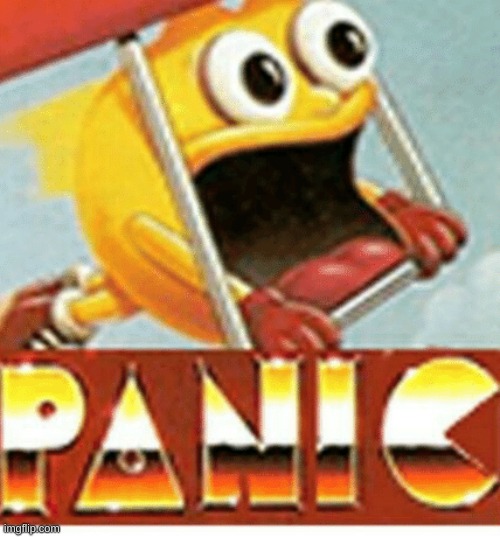 Panic | image tagged in panic | made w/ Imgflip meme maker