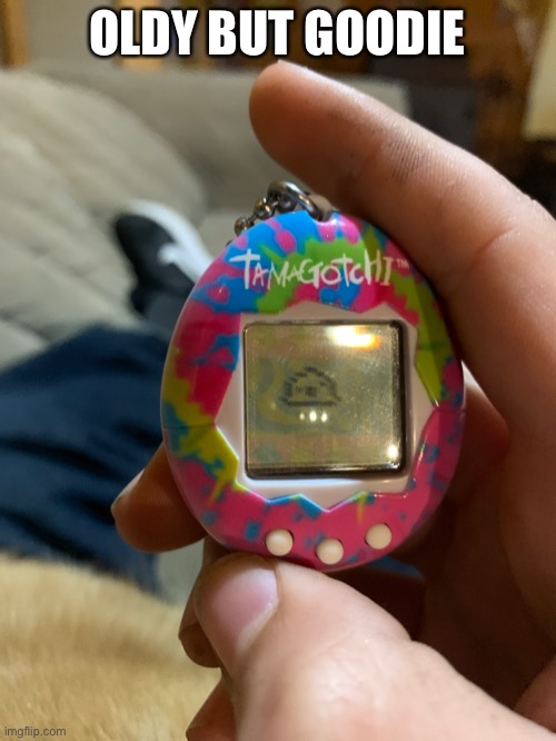 Tamagotchi | OLDY BUT GOODIE | image tagged in batman slapping robin | made w/ Imgflip meme maker