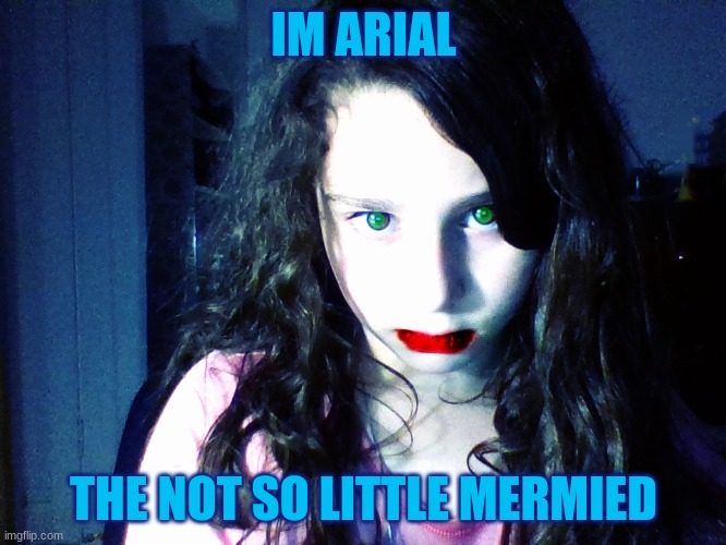the not so little mermied | IM ARIAL; THE NOT SO LITTLE MERMIED | image tagged in the scroll of truth | made w/ Imgflip meme maker