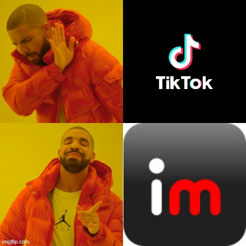 I think i prefer Imgflip | image tagged in memes,drake hotline bling | made w/ Imgflip meme maker