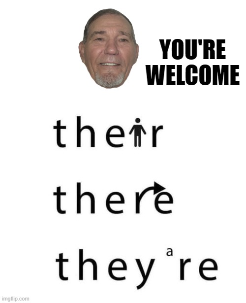 YOU'RE WELCOME | made w/ Imgflip meme maker