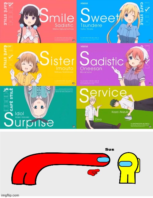 Blend S OP | image tagged in blend s op,sus,among us | made w/ Imgflip meme maker