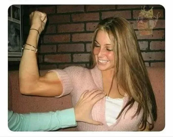 Man Touching Woman's Breast Blank Meme Template