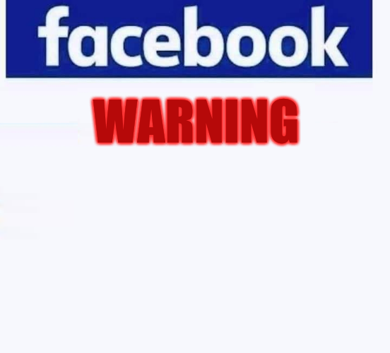 Facebook Warning Blank Meme Template