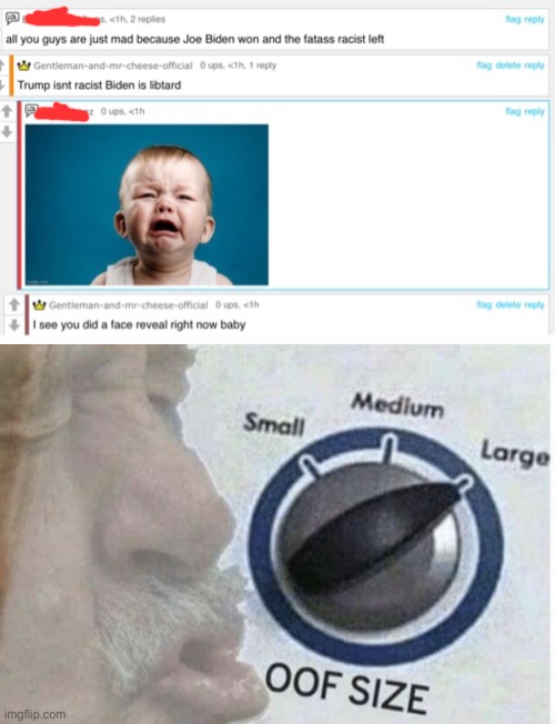 image tagged in oof size large | made w/ Imgflip meme maker