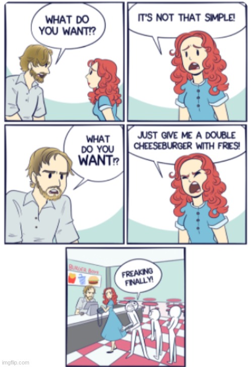 I think this is a Karen-Wendys thing in a nutshell | image tagged in wendy's | made w/ Imgflip meme maker