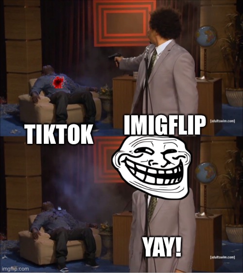 If this was real. | TIKTOK; IMIGFLIP; YAY! | image tagged in memes,who killed hannibal | made w/ Imgflip meme maker