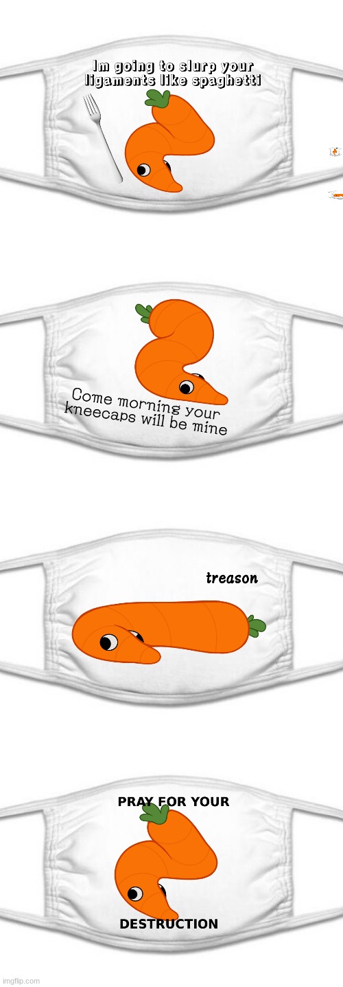 worm on a string masks but bugsnax | made w/ Imgflip meme maker