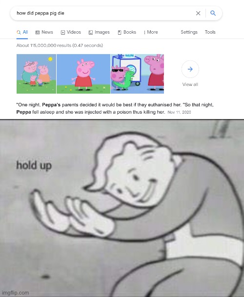 image tagged in fallout hold up | made w/ Imgflip meme maker