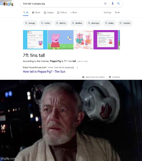 Tall as Shaq | image tagged in disturbance in the force | made w/ Imgflip meme maker