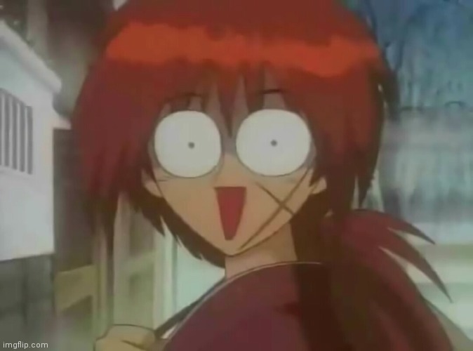 Rurouni Kenshin a Oro moment | image tagged in oro,rurouni kenshin | made w/ Imgflip meme maker